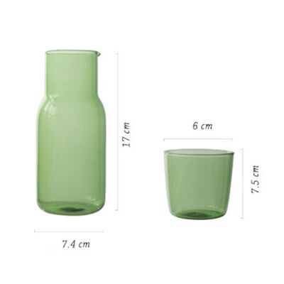 Multi-use Glass Bottle - Green Set / sku180