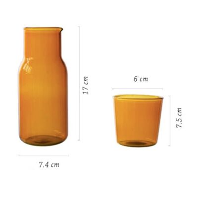 Multi-use Glass Bottle - Amber Set / sku182