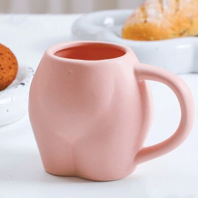 Ceramic Body Art Cup - Pink / sku376