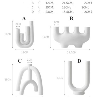 European Style Ceramic Candlestick / sku416