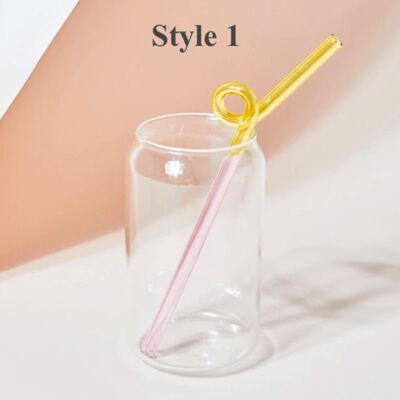 Artistry Reusable Glass Straws - Style 1 / sku533