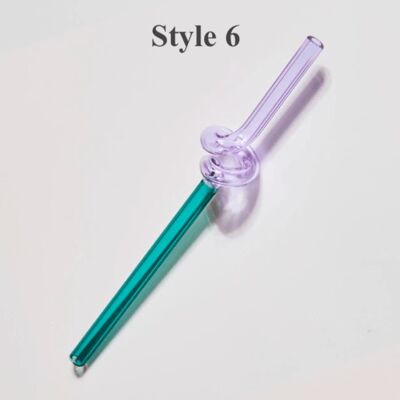 Artistry Reusable Glass Straws - Style 6 / sku538
