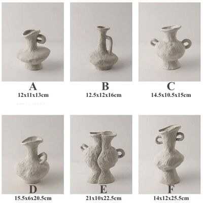 Embryo Ceramic Vase - C / sku890