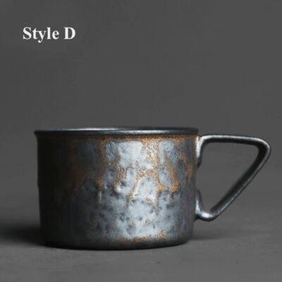 Vintage Ceramic Coffee Mug - D / sku913