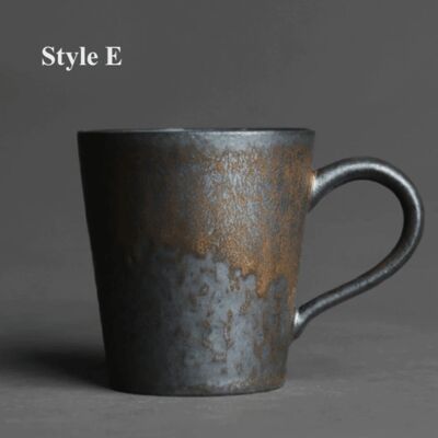 Vintage Ceramic Coffee Mug - E / sku914