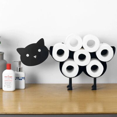 Cat Decorative Toilet Paper Holder / sku939
