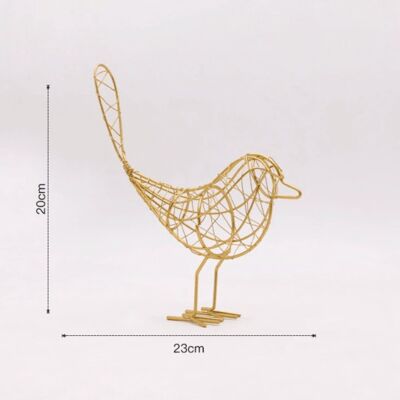Iron Bird Figurine - Gold / sku950