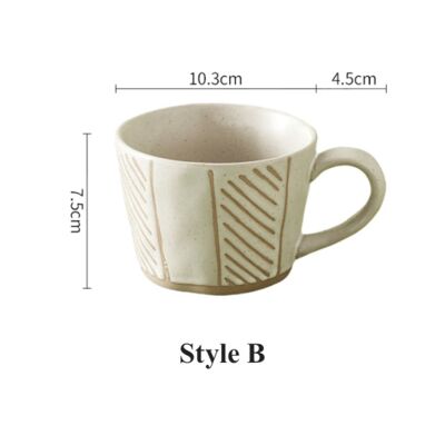 Retro Handmade Coffee Cup - Style B / sku978