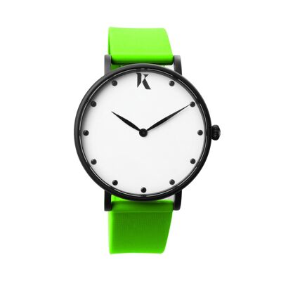 Neon Green Silicone Watch