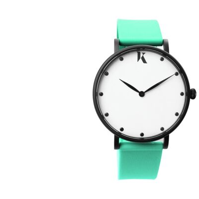 Turquoise Silicone Watch
