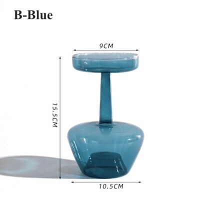 Nordic Home Decor Glass Vase - B Blue / sku1066