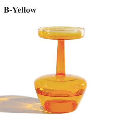 Nordic Home Decor Glass Vase - B Yellow / sku1068