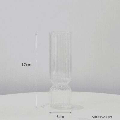 Nordic Glass Vase - Clear / sku1073