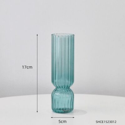 Nordic Glass Vase - Blue / sku1076