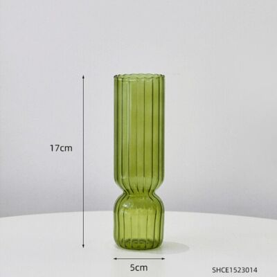 Nordic Glass Vase - Green / sku1078