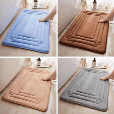 50x80cm Geometric Memory Foam Bathroom Mat Carpets / sku1086