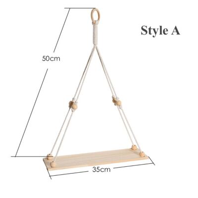 Macrame Plant Hanging Shelves - Style A / sku1096