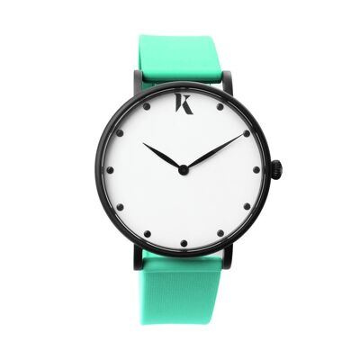 Turquoise Silicone Watch 30mm