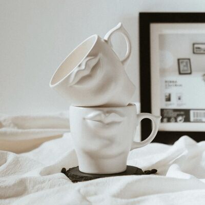 3D Mouth Ceramic Coffee Mug / sku1159