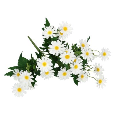 Bouquet de 9 fleurs blanches