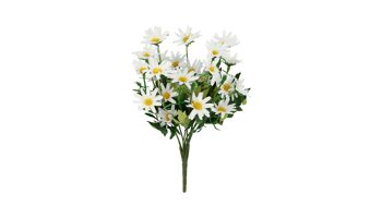 Bouquet de 9 fleurs blanches 2