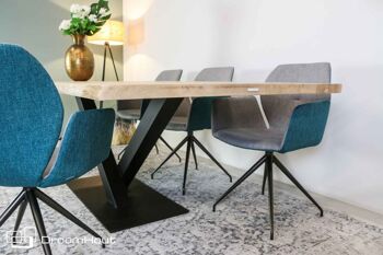 Table en chêne DREAUM Albero - chêne chaud - 200 x 100 cm 5