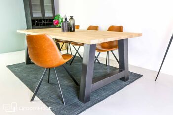 Table DREAUM Robusto - 200 x 100 cm - chêne naturel 3