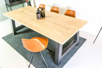 Table DREAUM Robusto - 200 x 100 cm - chêne naturel 4