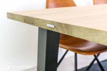 Table DREAUM Robusto - 200 x 100 cm - chêne naturel 8