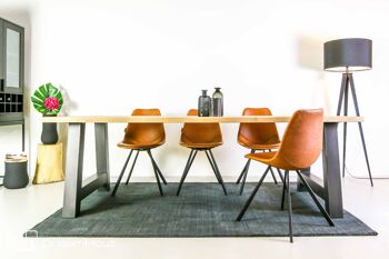Table DREAUM Robusto - 240 x 100 cm - chêne chaud 2