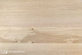 Table chêne DREAUM Giro - ronde 130 cm - chêne naturel - bord effilé 10
