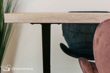 Table en chêne DREAUM Grazioso - 180 x 90 cm - chêne naturel 9