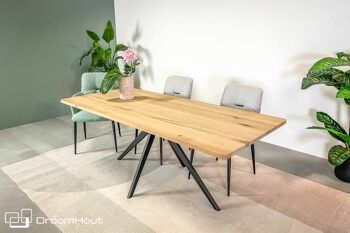 Table DREAUM Raffinato - 160 x 90 cm - chêne naturel 2