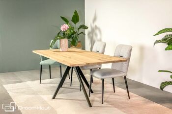 Table DREAUM Raffinato - 160 x 90 cm - chêne blanc 3