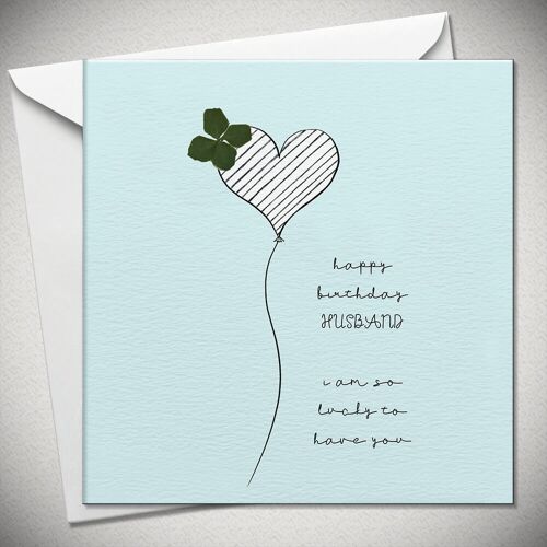 happy birthday HUSBAND, I am so lucky to have you – 4 leaf clover - BexyBoo061