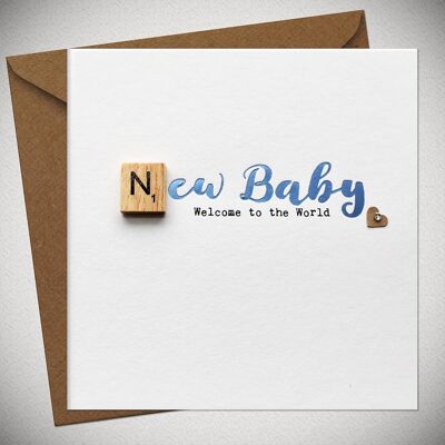 Blue New Baby - Bienvenue dans le monde - BexyBoo214