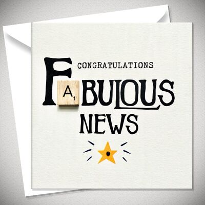 NOUVELLES FABULEUSES - Félicitations - BexyBoo224