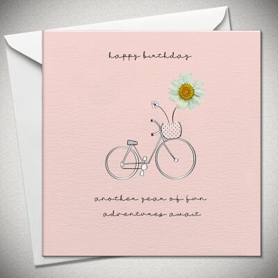 Feliz cumpleaños (bicicleta) – margarita - BexyBoo234