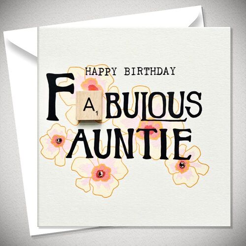 FABULOUS AUNTIE – HAPPY BIRTHDAY - BexyBoo437