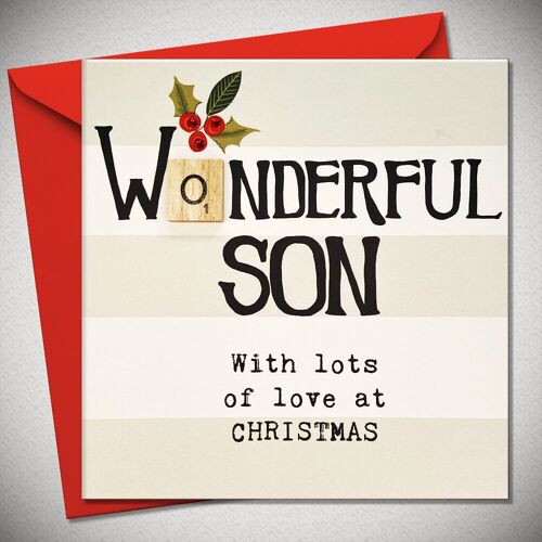 WONDERFUL SON. With lots of love at CHRISTMAS - BexyBoo550