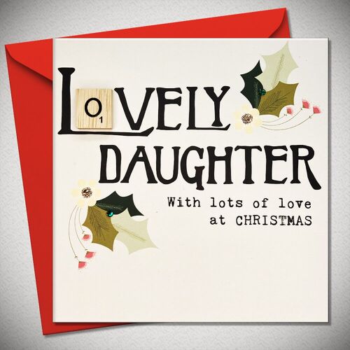 LOVELY DAUGHTER. With lots of love at Christmas - BexyBoo571