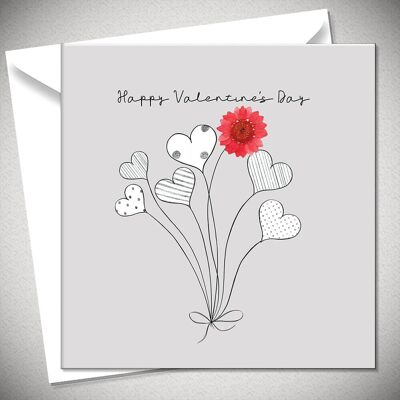 Happy Valentine’s Day – red daisy - BexyBoo640