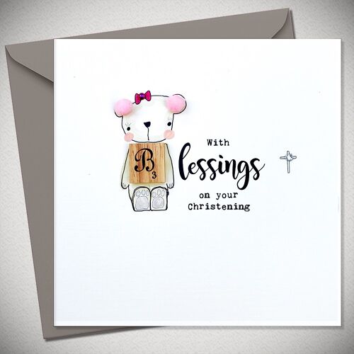 With BLESSINGS on your Christening - BexyBoo743
