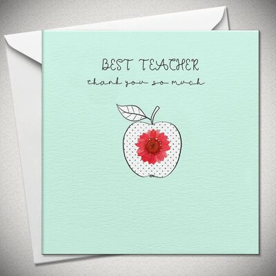 BEST TEACHER thank you so much – red daisy - BexyBoo815