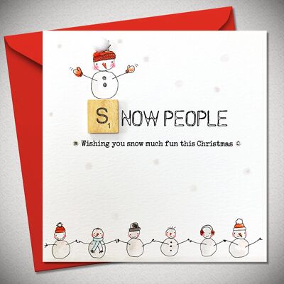 SNOW PEOPLE – Ich wünsche Ihnen viel Schnee zu Weihnachten – BexyBoo1106