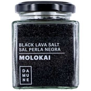 Sel de lave noire Molokai 200g 1