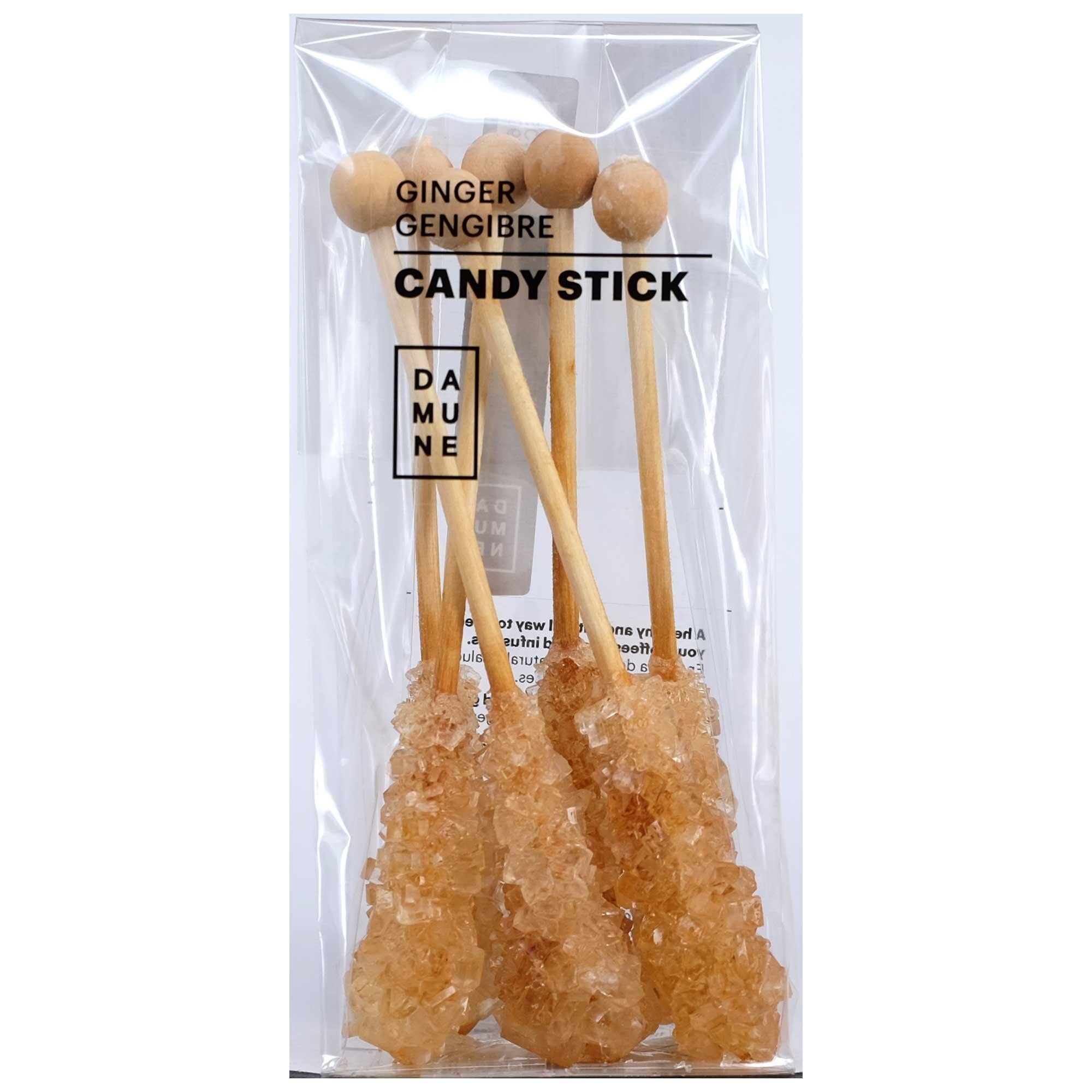 Bastoncini Zucchero Candito Ginger 6Stk.