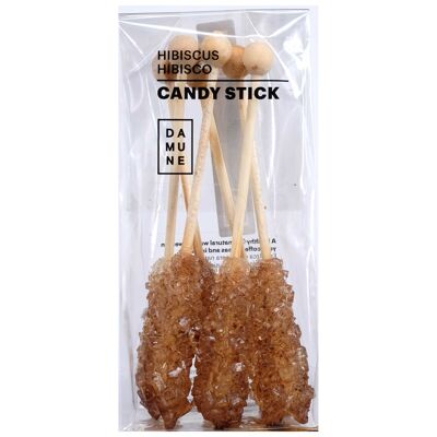 Sticks Sugar Candy Hibiscus 6Stk.