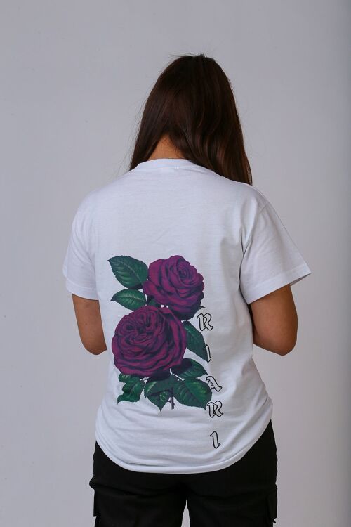 White Rich Rose Tee