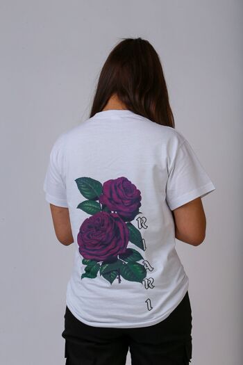 T-shirt White Rich Rose 1